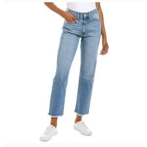 Hudson Kass High Rise Straight Ankle Jeans Size 24 NWT